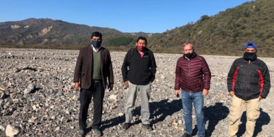 Sumbay y Moreno inspeccionaron las obras de Yacones y Potrero